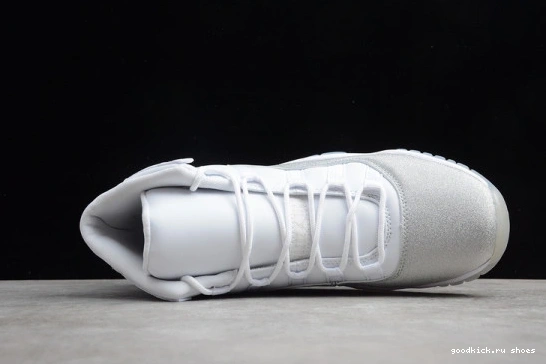 Metallic Jordan AR0715-100 White SilverVast WMNS Air AR0715-100 11 Grey 0424